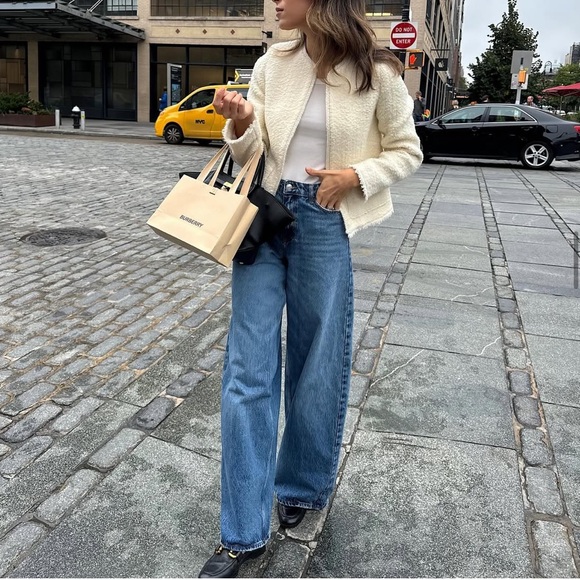 ZARA High Waisted Straight Leg - 34/2 - Picture 2 of 5